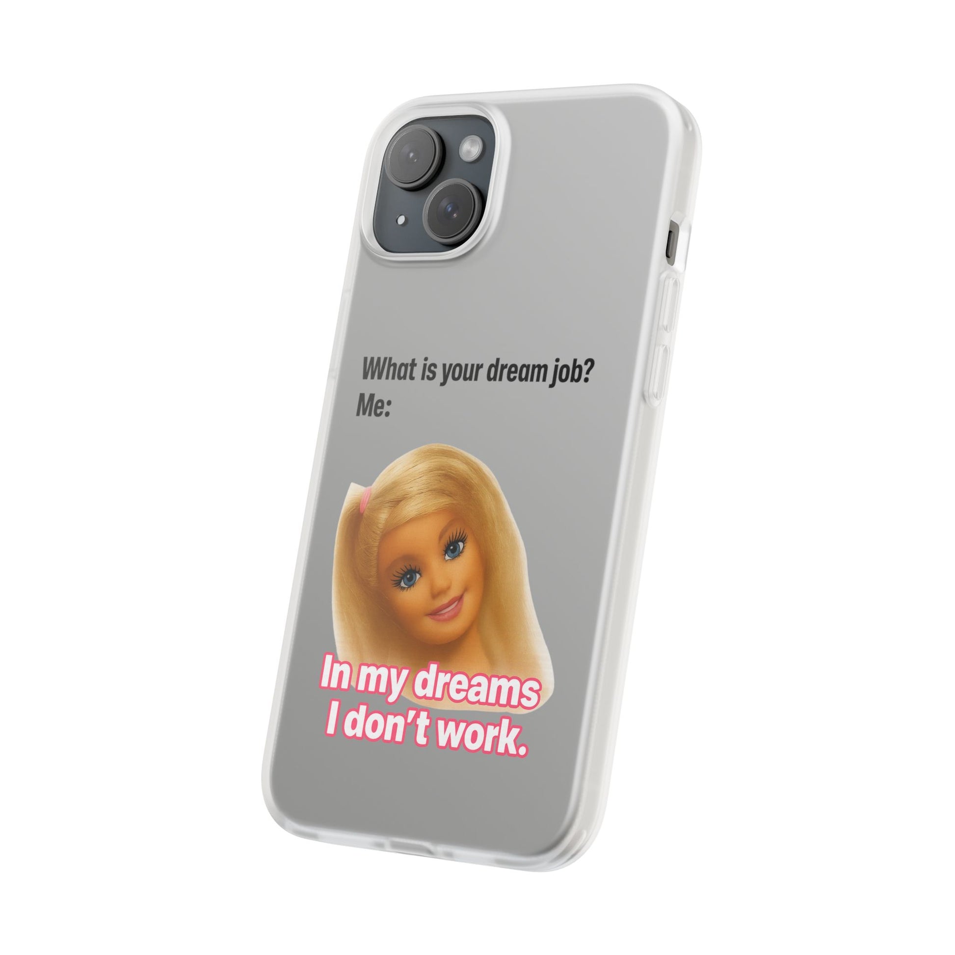 Traumjob Handyhülle – Satirische Anti-Work Phone Case mit Puppen-Illustration-Phone Case-True Insights