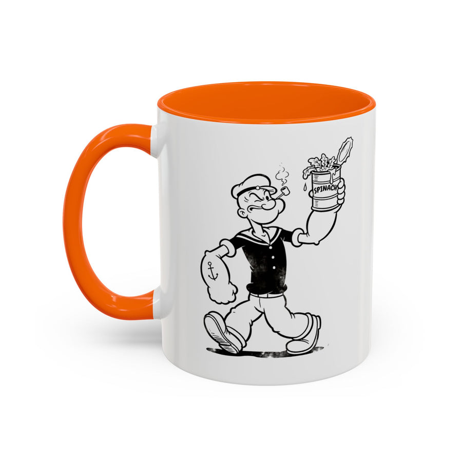 Popeye Spinat Dose Tasse – Comic Kult Kaffeebecher für Fans von Retro-Cartoons & starkem Kaffeegenuss