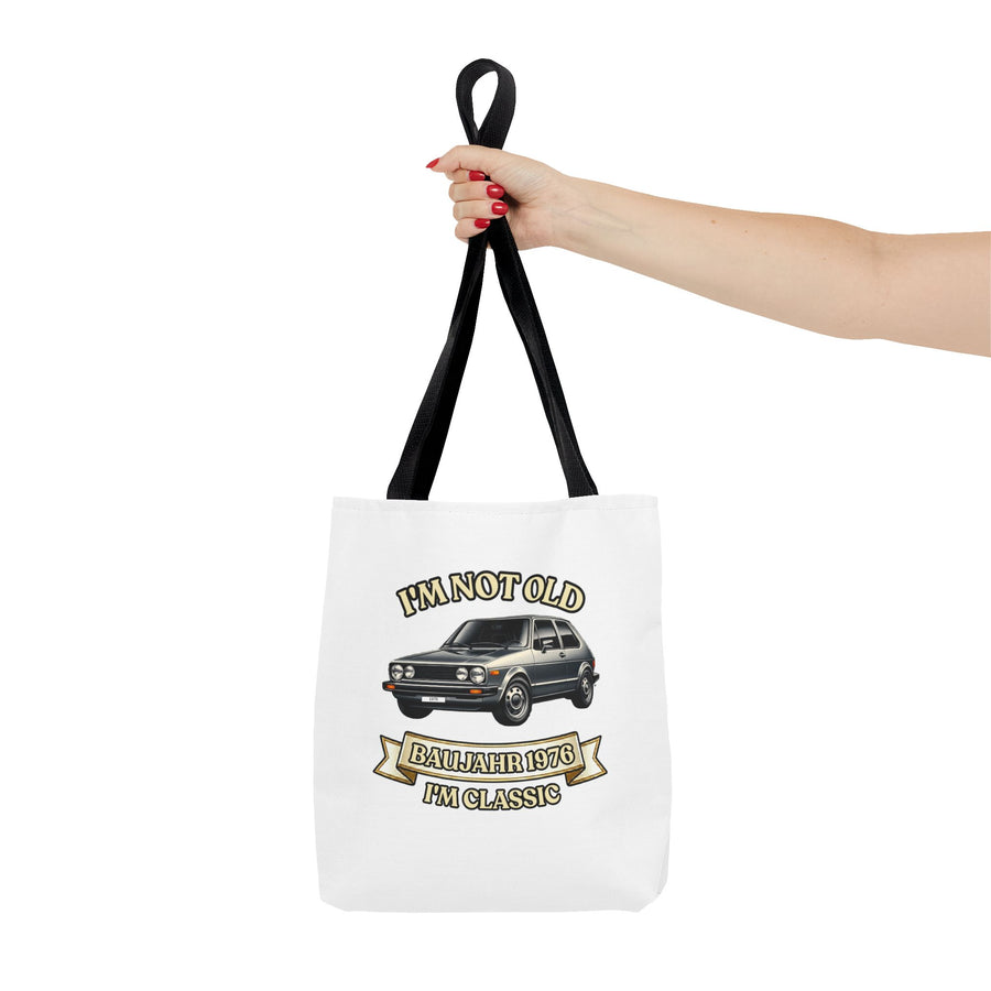 Born in 1976 Tote Bag – 50th Birthday Gift | Classic Car