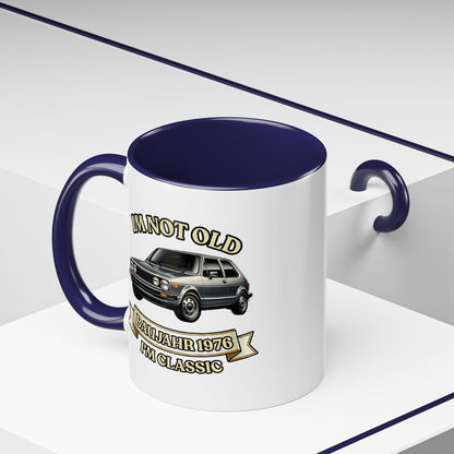 Tasse Baujahr 1976 - I'm Not Old I'm Classic - Oldtimer Kaffeebecher zum 50. Geburtstag