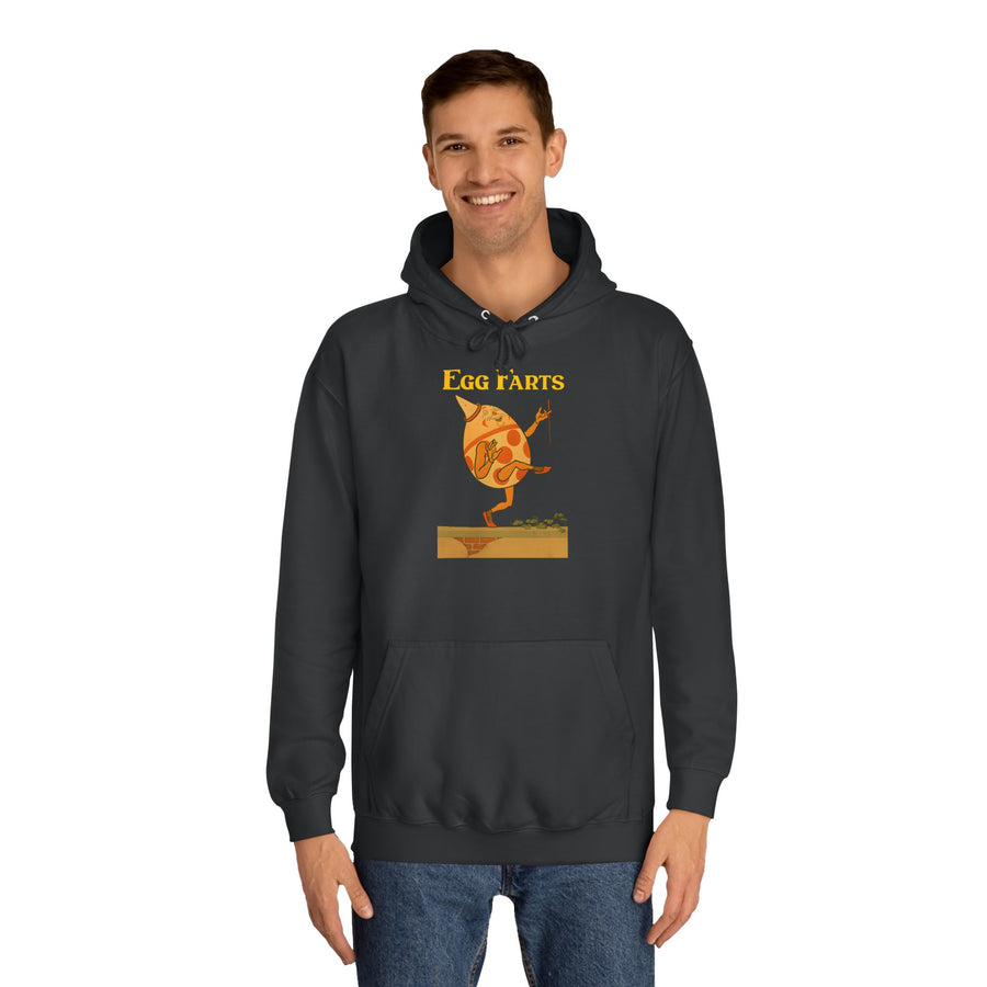 True Insights Egg Farts Hoodie – Surreales Retro-Ei-Motiv