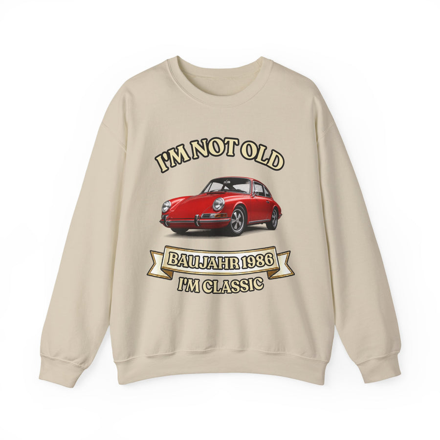 Geschenk zum 40. Geburtstag – Sweatshirt Jahrgang 1986 Porsche 911