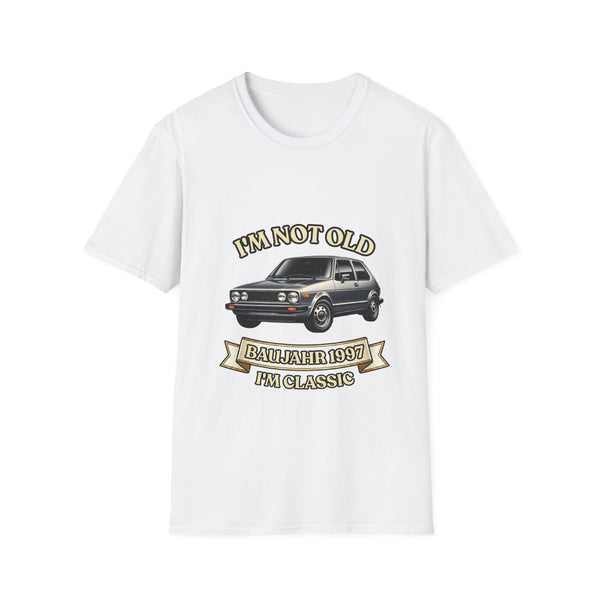 True Insights Geschenk zum 30. Geburtstag – T-Shirt Jahrgang 1997 VW Golf | I'm Not Old I'm Classic in White