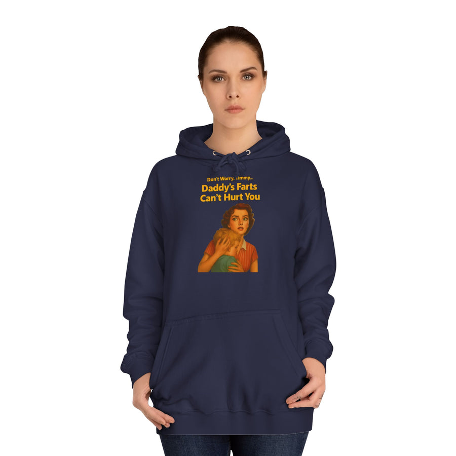 Papa Hoodie „Daddy's Farts Can't Hurt You“ – Das lustige Geschenk für Papa