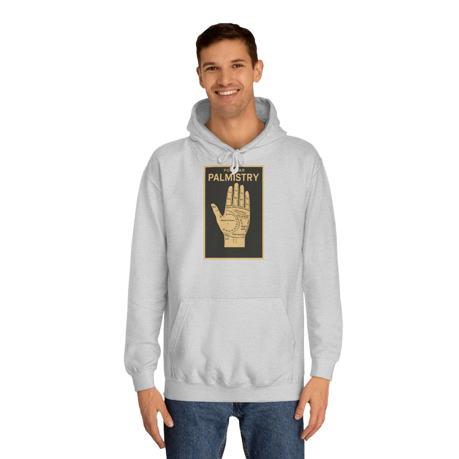 True Insights Popular Palmistry Hoodie – Vintage-Handlinien-Motiv