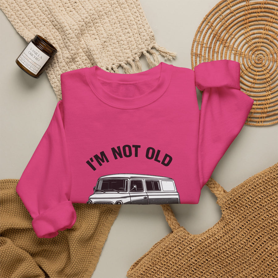 Barkas B1000 Classic Van Sweatshirt – I'm Not Old I'm Classic Geschenk für DDR-Oldtimer-Fans