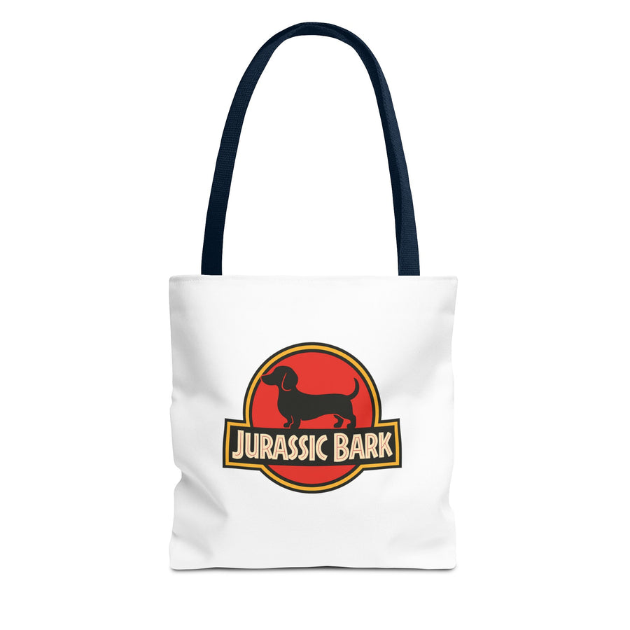 Jurassic Bark Tote Bag – Sac en tissu teckel parodie, cadeau drôle pour amoureux des chiens & fans de teckels