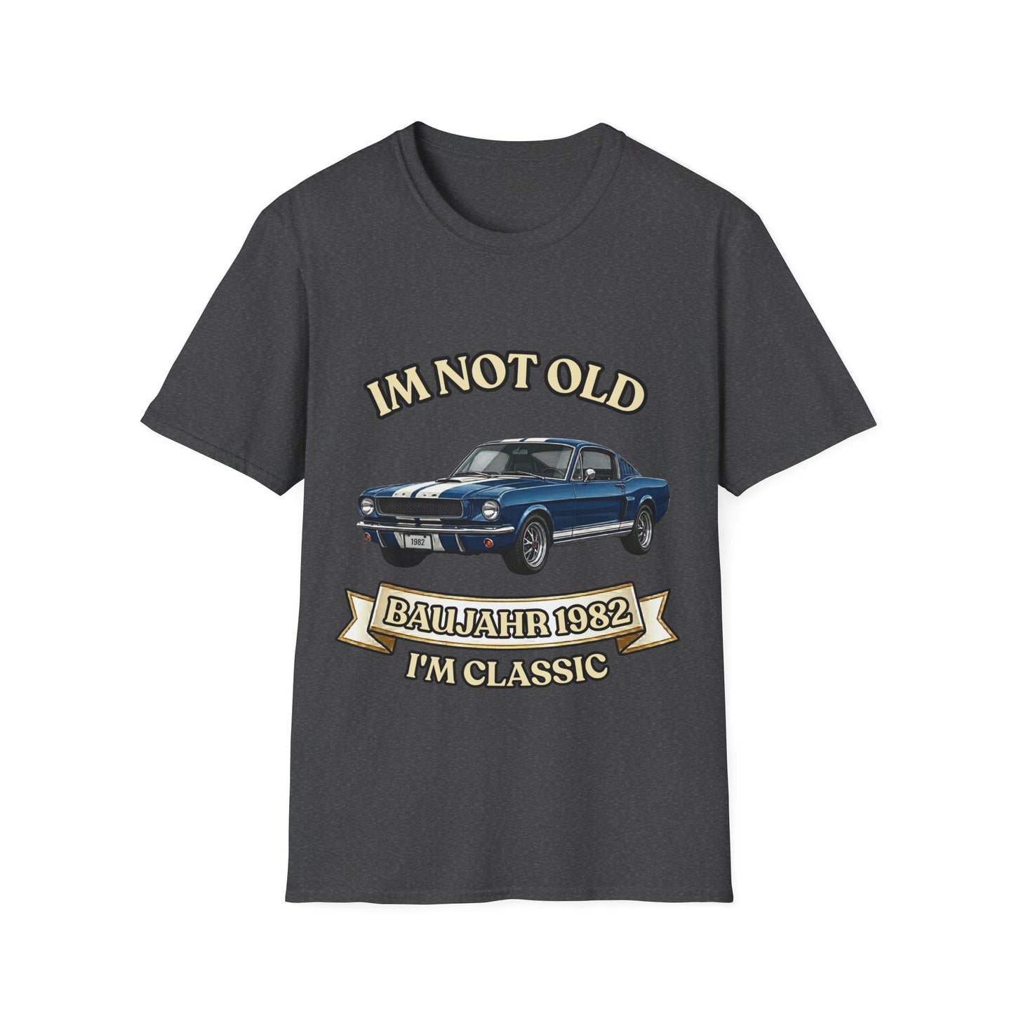 Jahrgang 1982 T-Shirt Oldtimer I'm Not Old I'm Classic  Geschenk zum 44. Geburtstag Mann Retro Kultauto Klassiker Vintage Auto True Insights