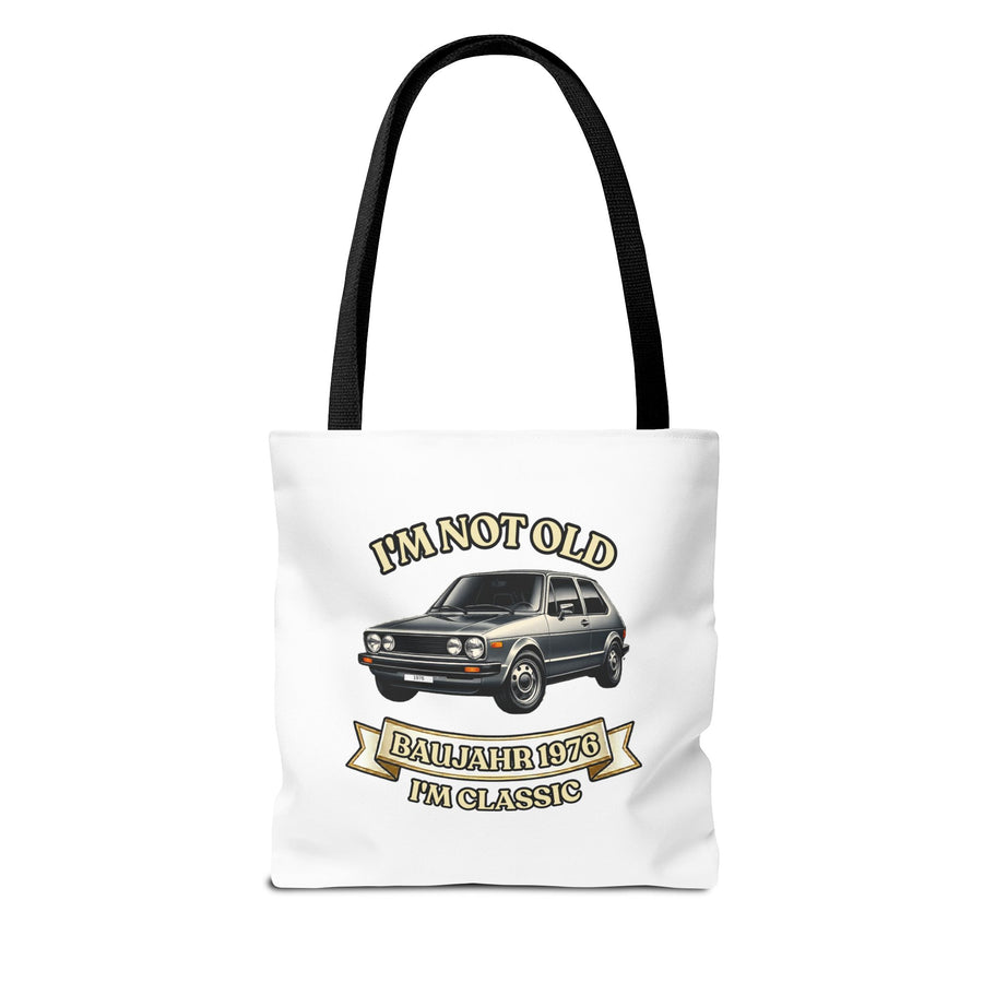 Born in 1976 Tote Bag – 50th Birthday Gift | Classic Car