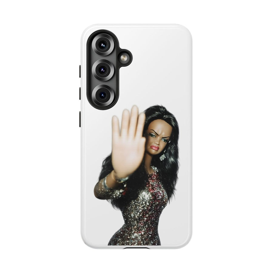 Coque de téléphone humoristique Talk to the Hand Doll – Coque effrontée pour iPhone & Samsung