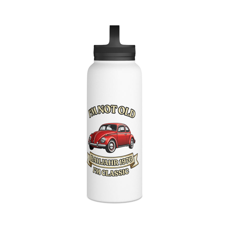 Born in 1976 Water Bottle – 50th Birthday Gift | VW Beetle