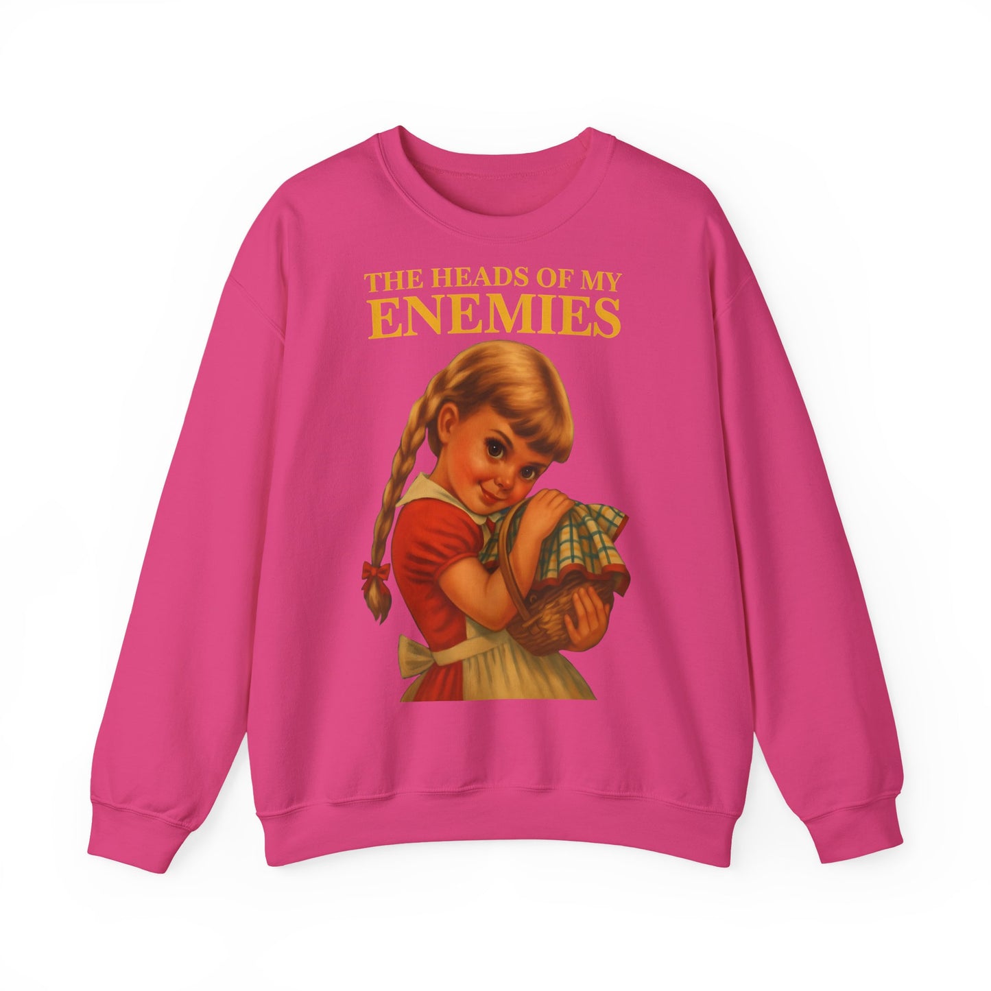 Sweatshirt “The Heads of My Enemies” – Subversive art to wear