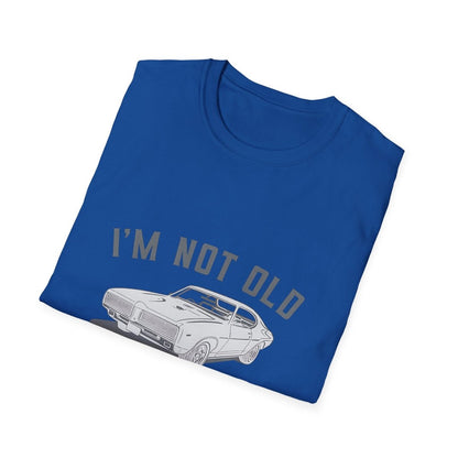 Vintage Muscle Car T-Shirt „I’m Not Old I’m Classic“ – Pontiac GTO Style Retro Shirt