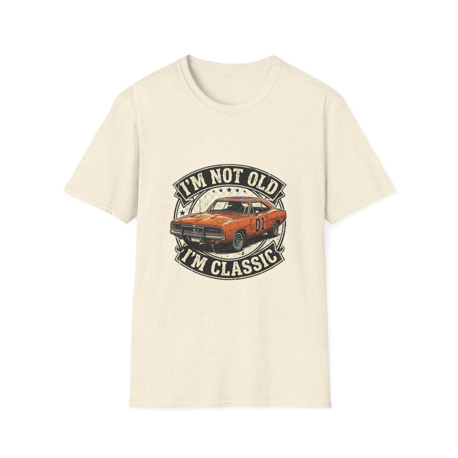 True Insights T-Shirt Im Not Old Im Classic Retro Motiv in Natur mit Oldtimer-Design