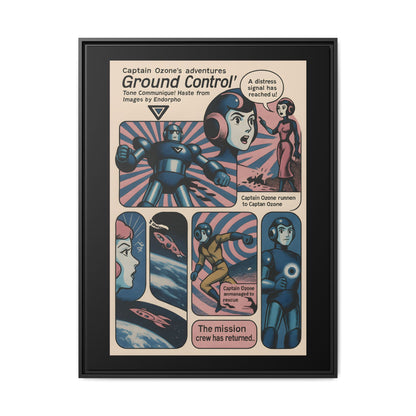 Captain Ozone – Retro Art Canvas