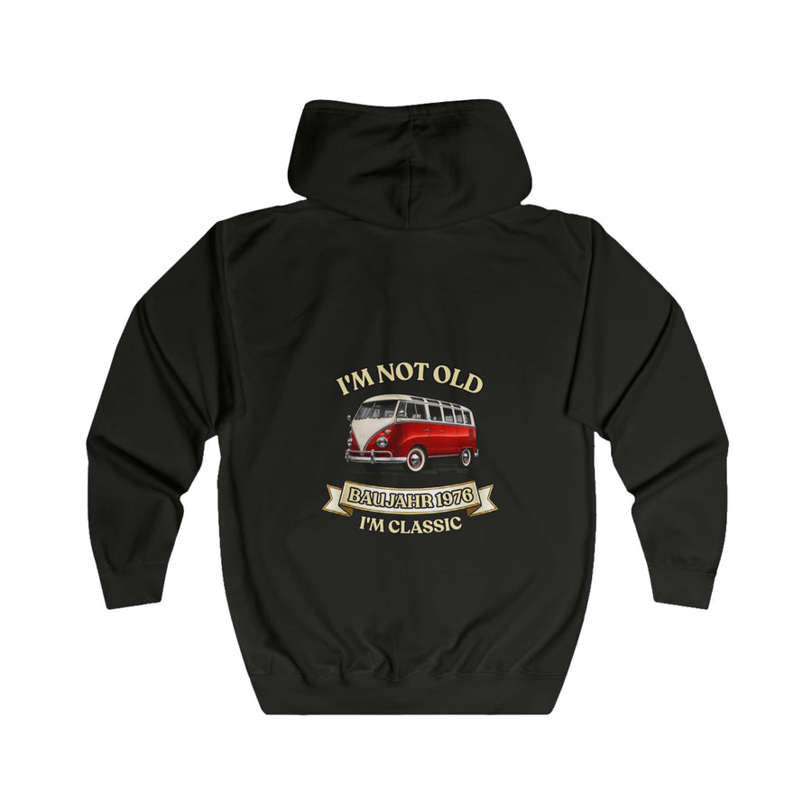 Geschenk zum 50. Geburtstag – Zip-Hoodie Jahrgang 1976 VW Bulli