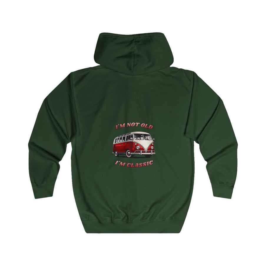 True Insights VW Bulli T1 Samba Zip-Hoodie – I'm Not Old I'm Classic Geschenk