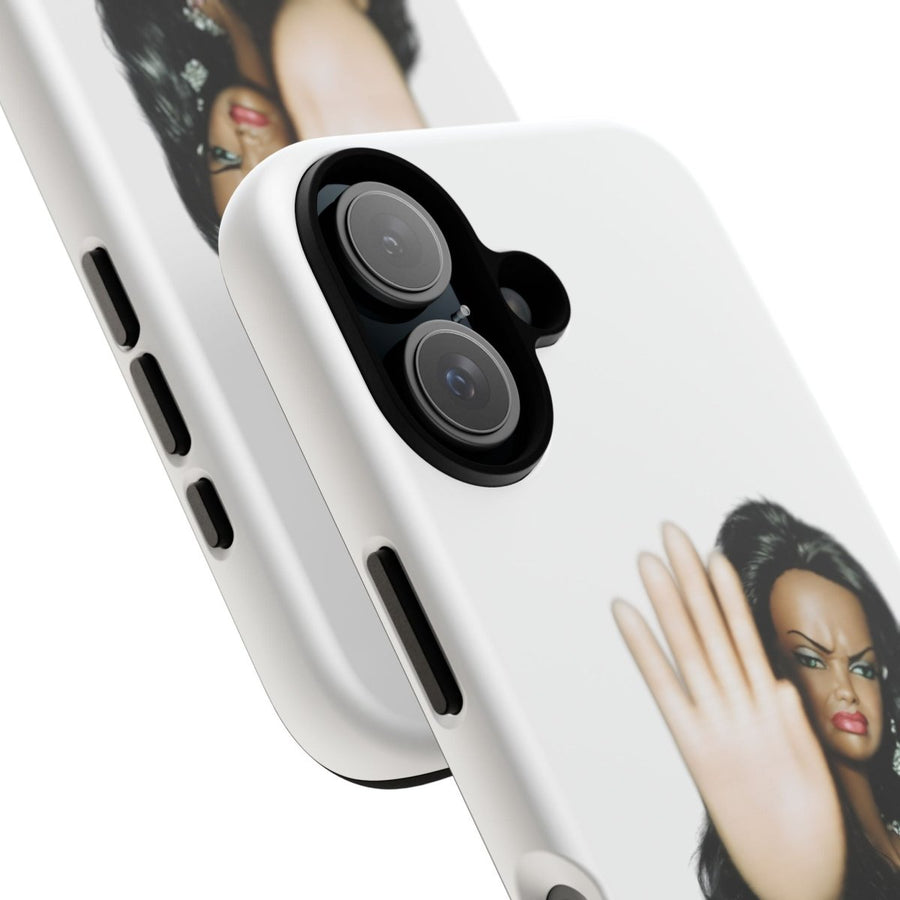 Coque de téléphone humoristique Talk to the Hand Doll – Coque effrontée pour iPhone & Samsung