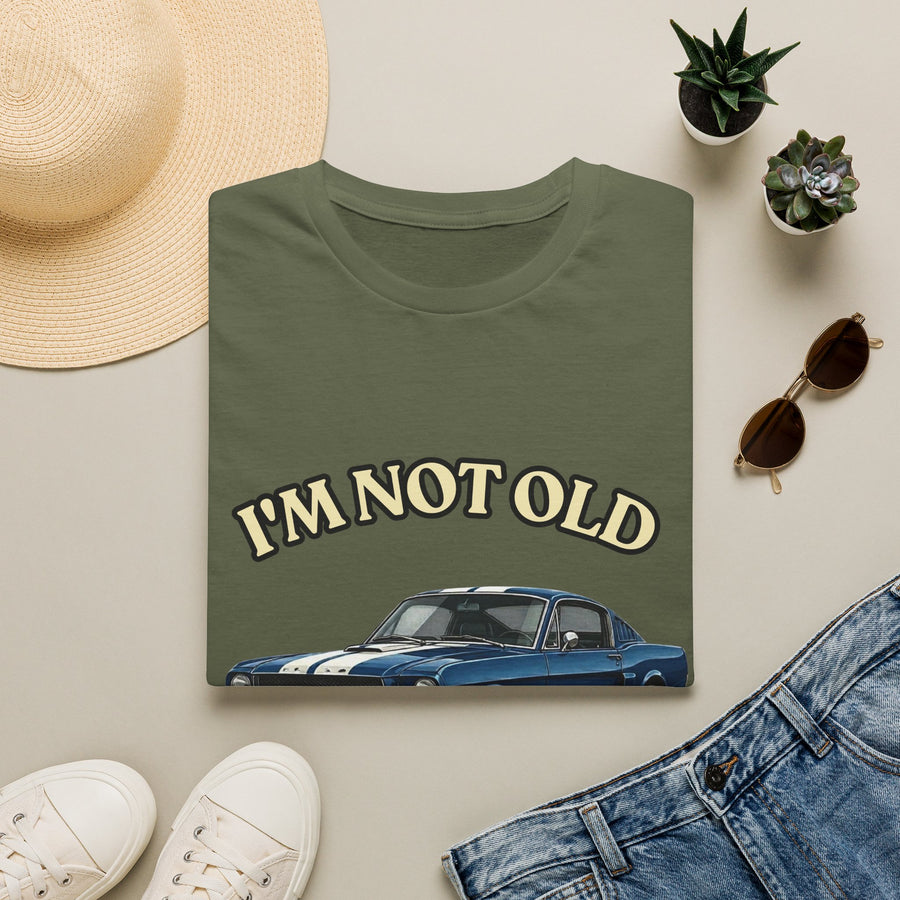 Jahrgang 1961 T-Shirt Oldtimer I'm Not Old I'm Classic  Geschenk zum 65. Geburtstag Mann Retro Kultauto Klassiker Vintage Auto True Insights