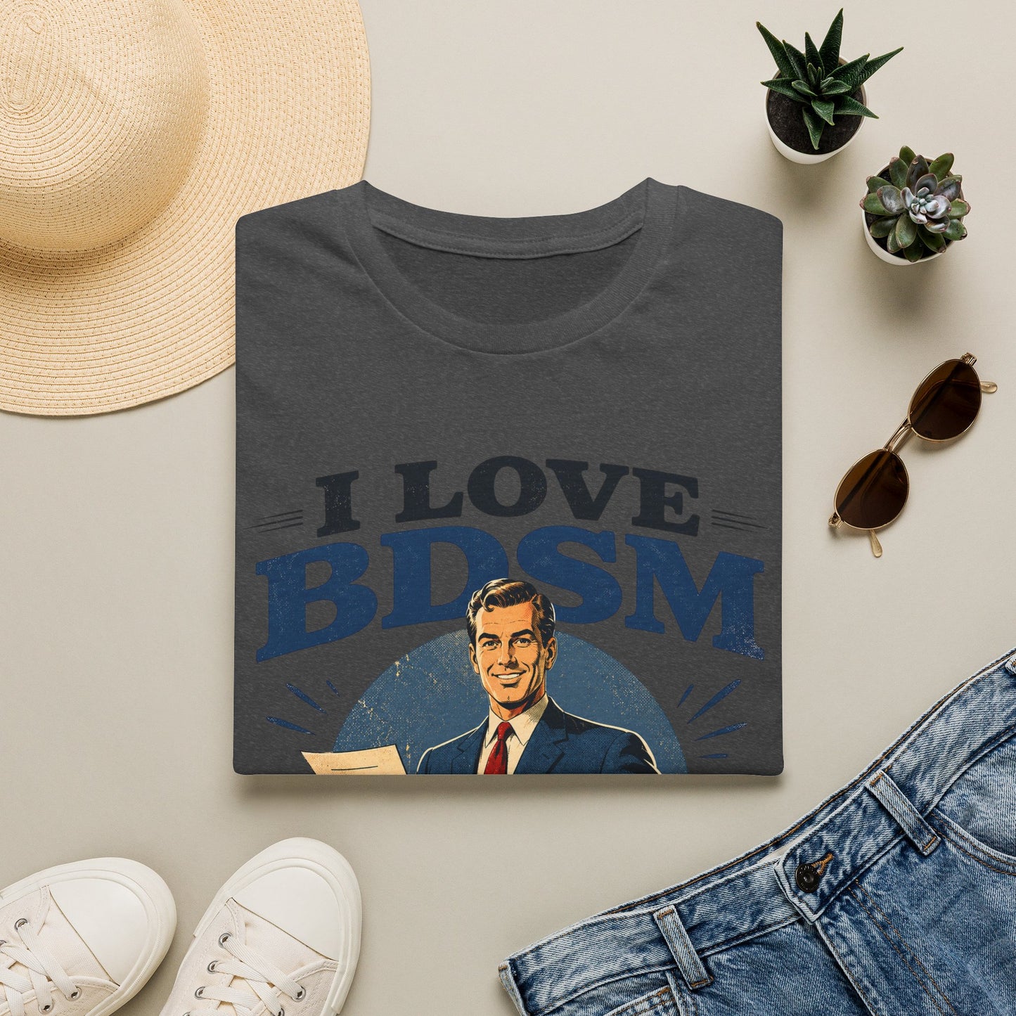 I Love BDSM Shirt Herren – Lustiges Vertrieb Marketing Geschenk