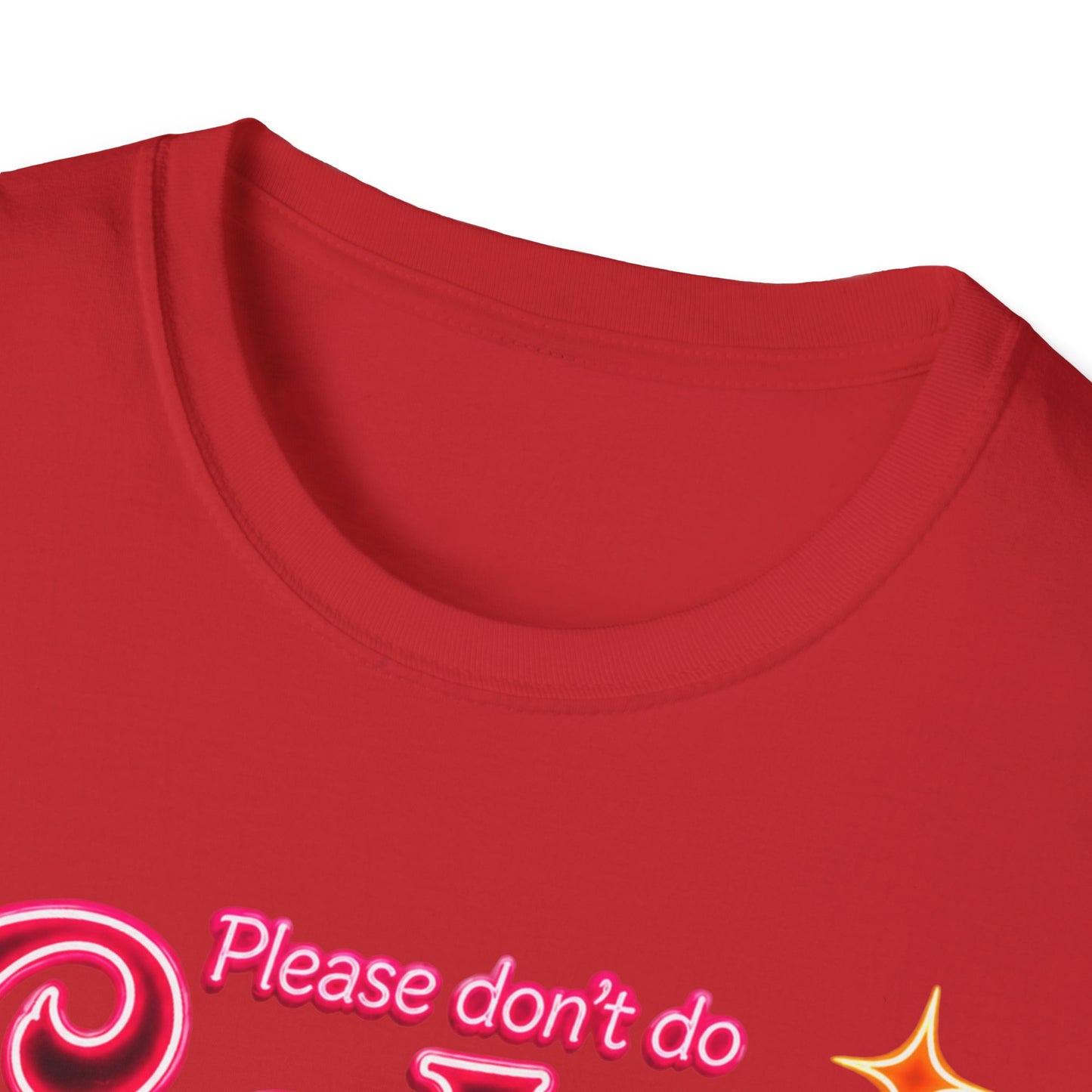 Please Don't Do Coke in the Bathroom – Neon Disco Shirt