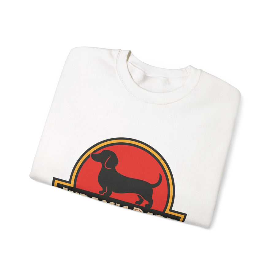 Sweatshirt Jurassic Bark Parodie Teckel – Sweat humoristique pour amateurs de teckels & cinéphiles