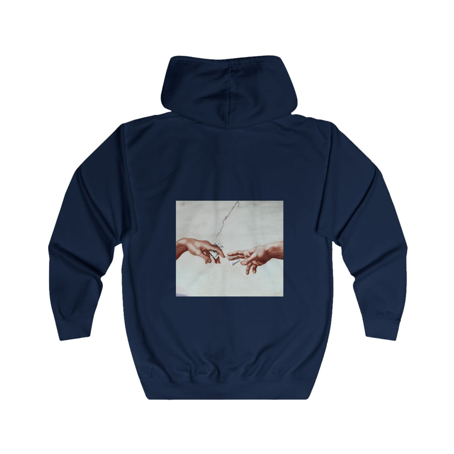 The Deal Zip-Hoodie – Michelangelo-parodie met zwarte humor