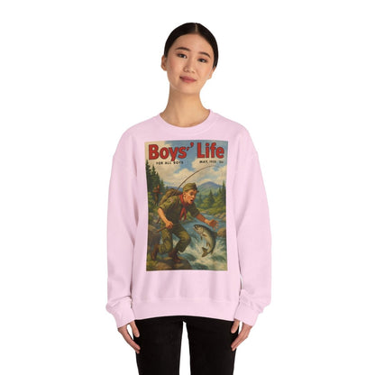 Vintage Motiv – Vintage „Boys’ Life“ Sweatshirt – Retro Pfadfinder-Motiv von 1950 | True Insights Design mit Humor