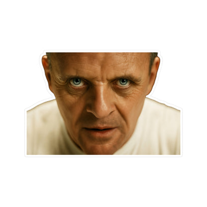 Intensiver Blick Portrait Sticker – Dramatisches Gesicht Aufkleber für Film-Fans & Deko