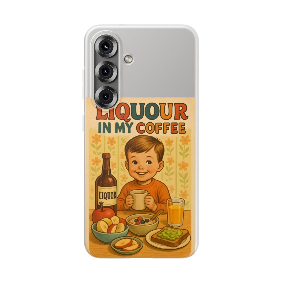Handyhülle – „Liquor in My Coffee“ (Satire-Edition)-Phone Case-True Insights