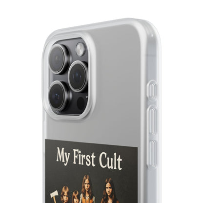 My First Cult – Dark-Aesthetic Handyhülle mit satirischem Kinderkult-Motiv-Phone Case-True Insights