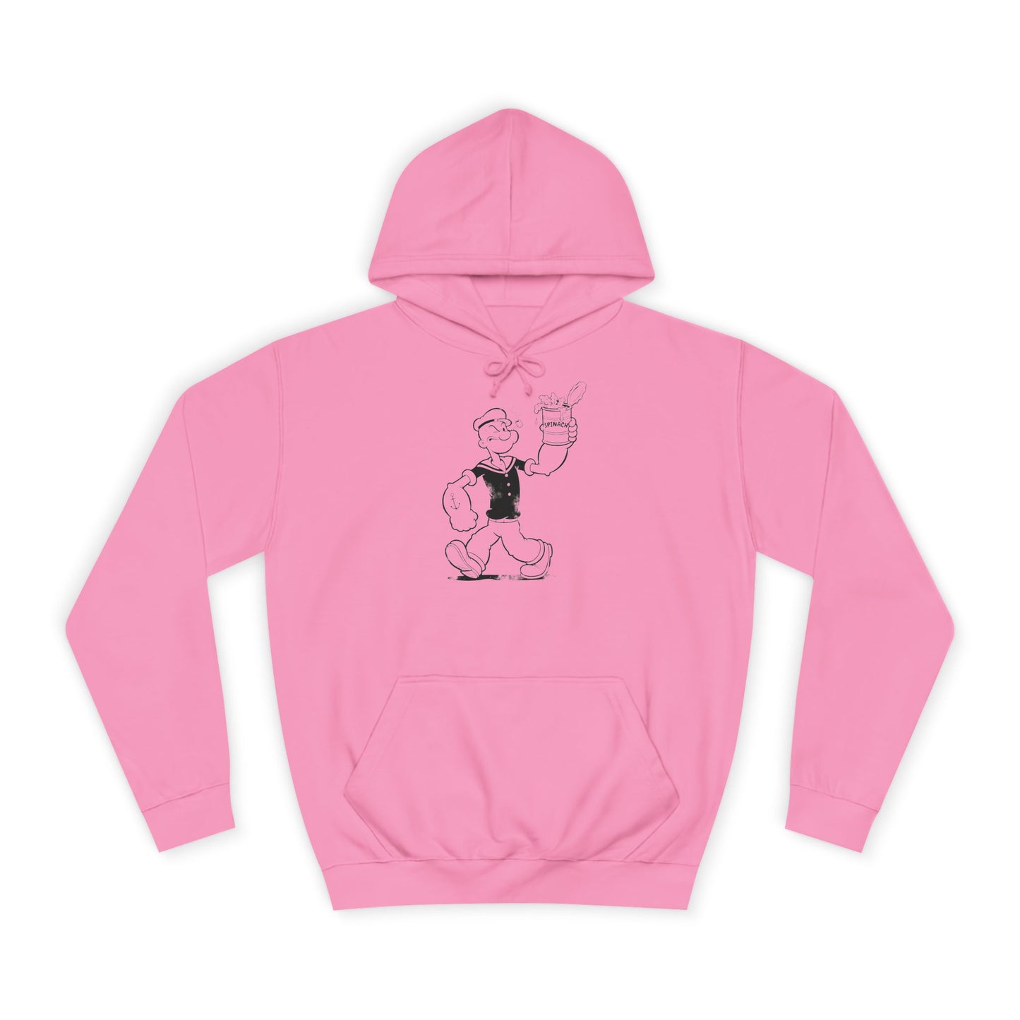 Popeye Spinat Dose Hoodie – Comic Kult Kapuzenpullover für Retro Cartoon Fans & Nostalgie Liebhaber