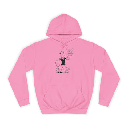 Popeye Spinat Dose Hoodie – Comic Kult Kapuzenpullover für Retro Cartoon Fans & Nostalgie Liebhaber