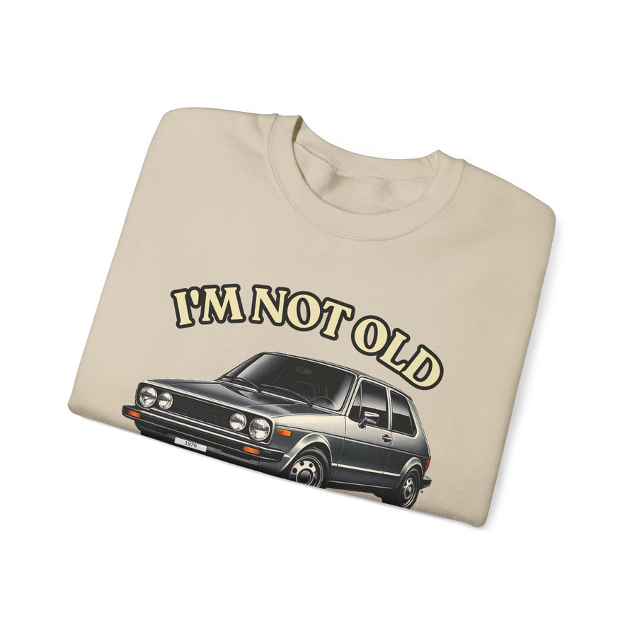 Born in 1976 Sweatshirt – 50th Birthday Gift | Classic Car