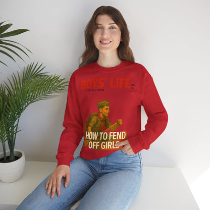 How to Fend Off Girls – Sweatshirt mit toxischer Nostalgie – Freches Satire-Design für mutige Statements | True Insights