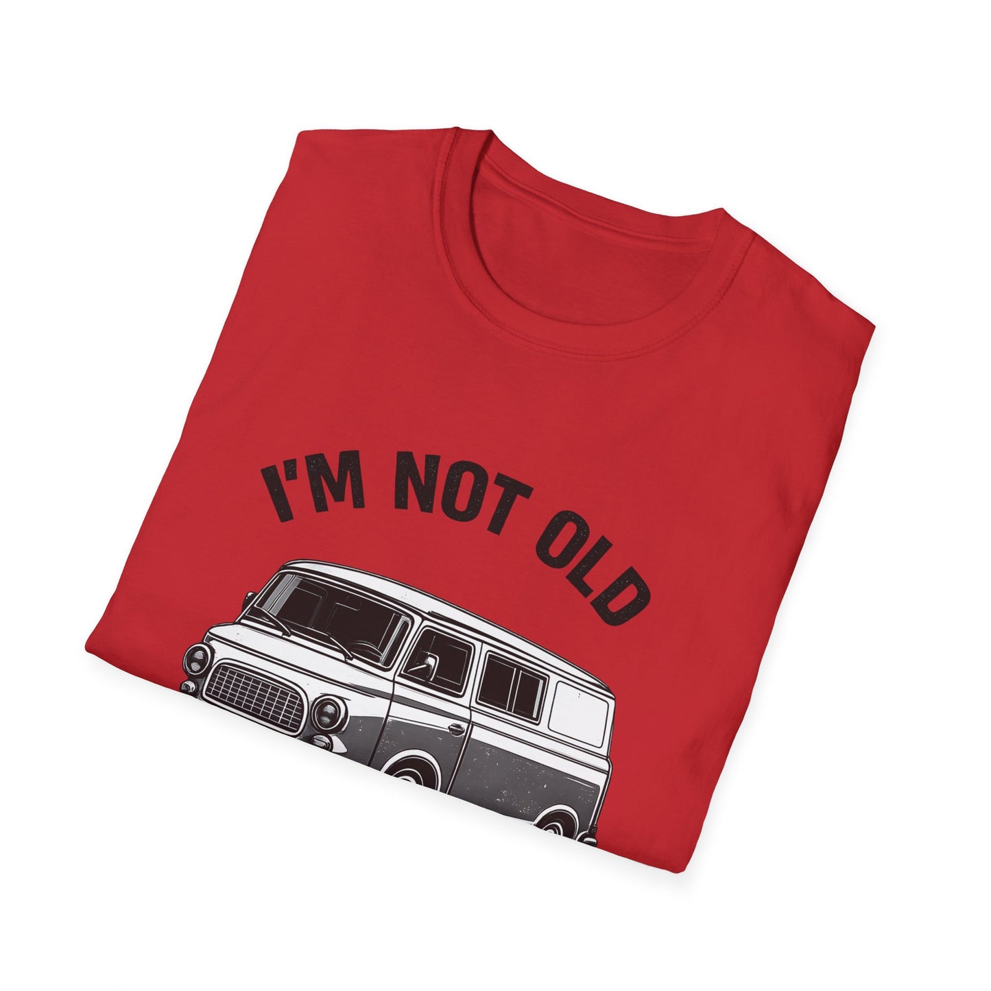 True Insights T-Shirt Barkas 100 Classic Van DDR Kult Motiv Im Not Old Im Classic Gesamtansicht