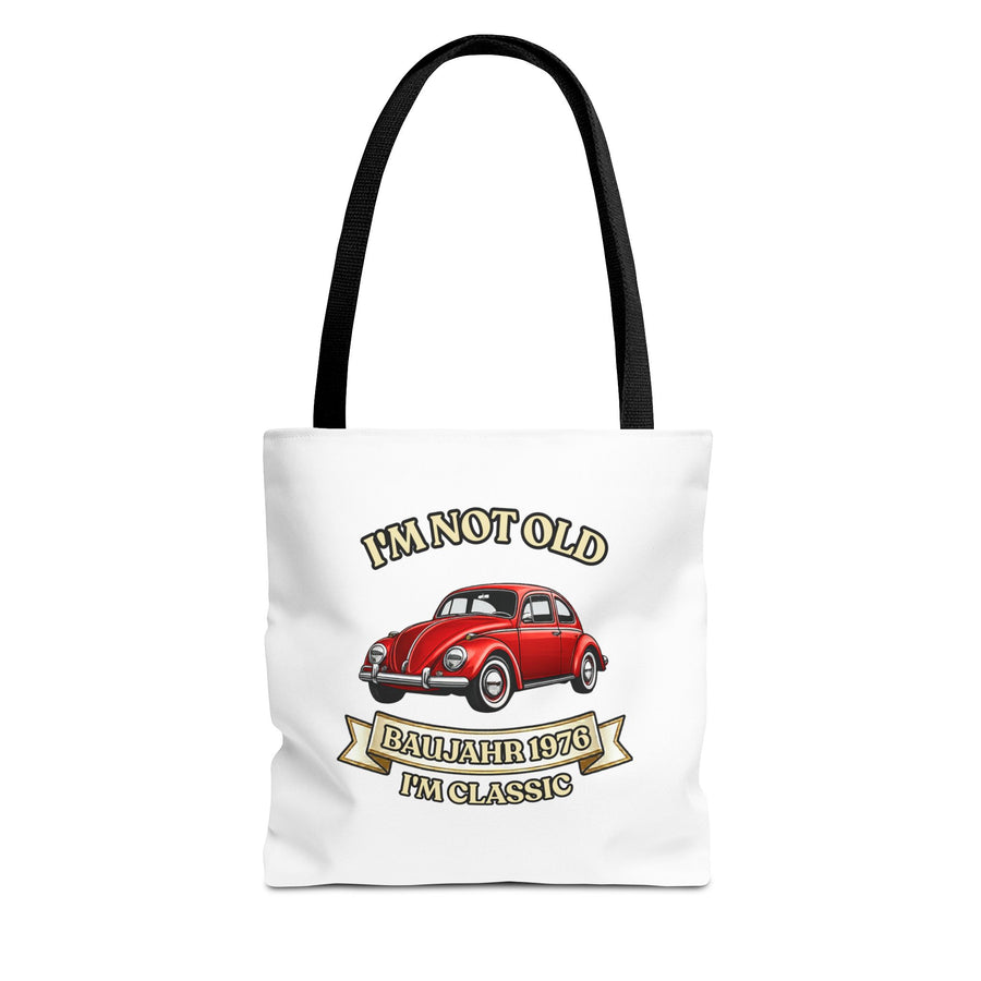Born in 1976 Tote Bag – 50th Birthday Gift | VW Beetle