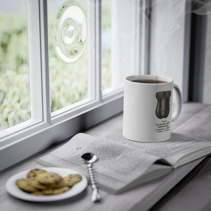 Anatomy Mug – Fig. 87: The Male Sexual Organs | Ironic Wake-Up Call