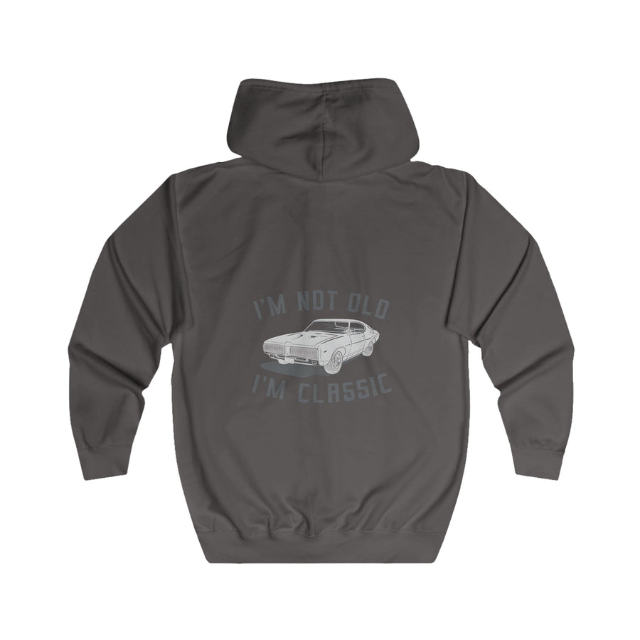 Classic Muscle Car Zip-Hoodie – I'm Not Old I'm Classic Geschenk für Autofans
