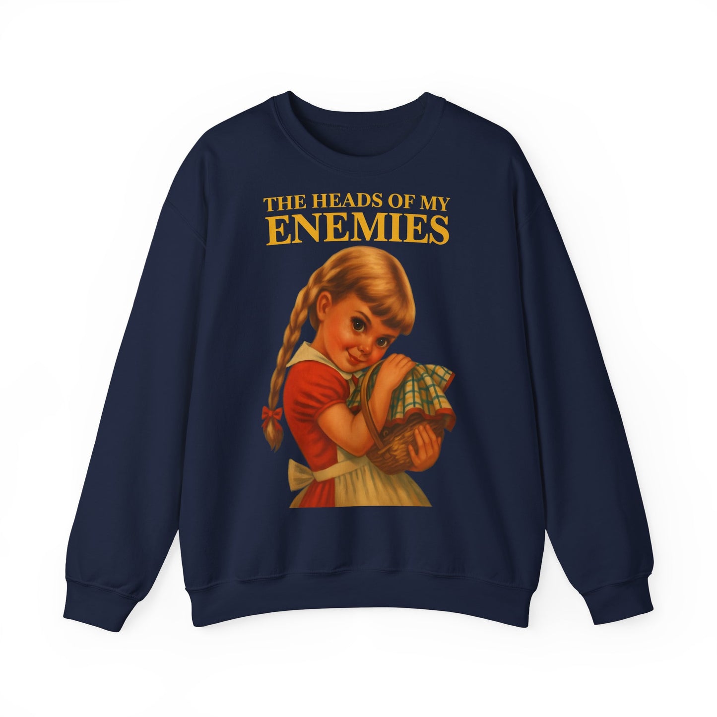 Sweatshirt “The Heads of My Enemies” – Subversive art to wear