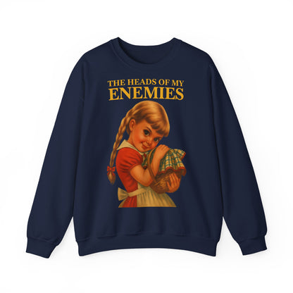 Sweatshirt “The Heads of My Enemies” – Subversive art to wear
