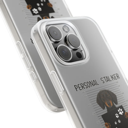 Dachshund Phone Case - Personal Stalker Design, Dog Lover Gift, Funny Pet Accessory, Cute Dog Case, Animal Lover Phone Cover