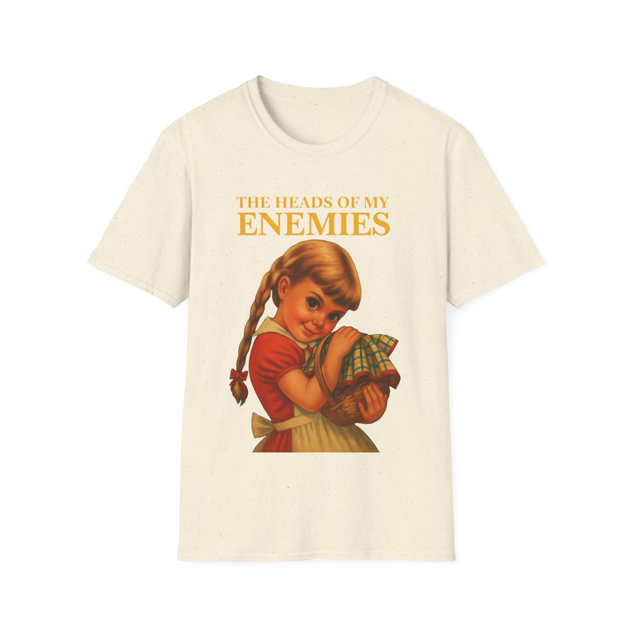 T-shirt satirique The Heads of My Enemies - Humour noir design rétro
