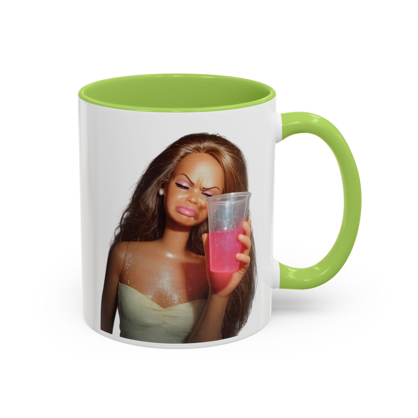 Doll Meme Barbicore Tasse | Lustiger Puppen Pink Drink Kaffeebecher | Meme Geschenk für Frauen & Beste Freundin