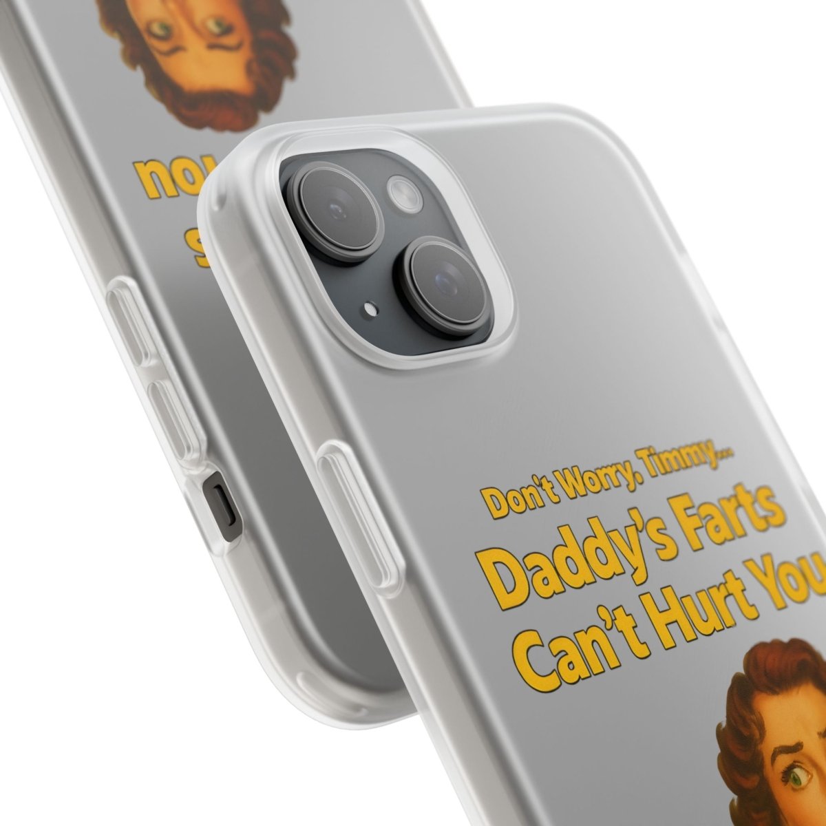 Daddy’s Farts – Satirische Handyhülle im Retro-Stil mit schwarzem Humor-Phone Case-True Insights