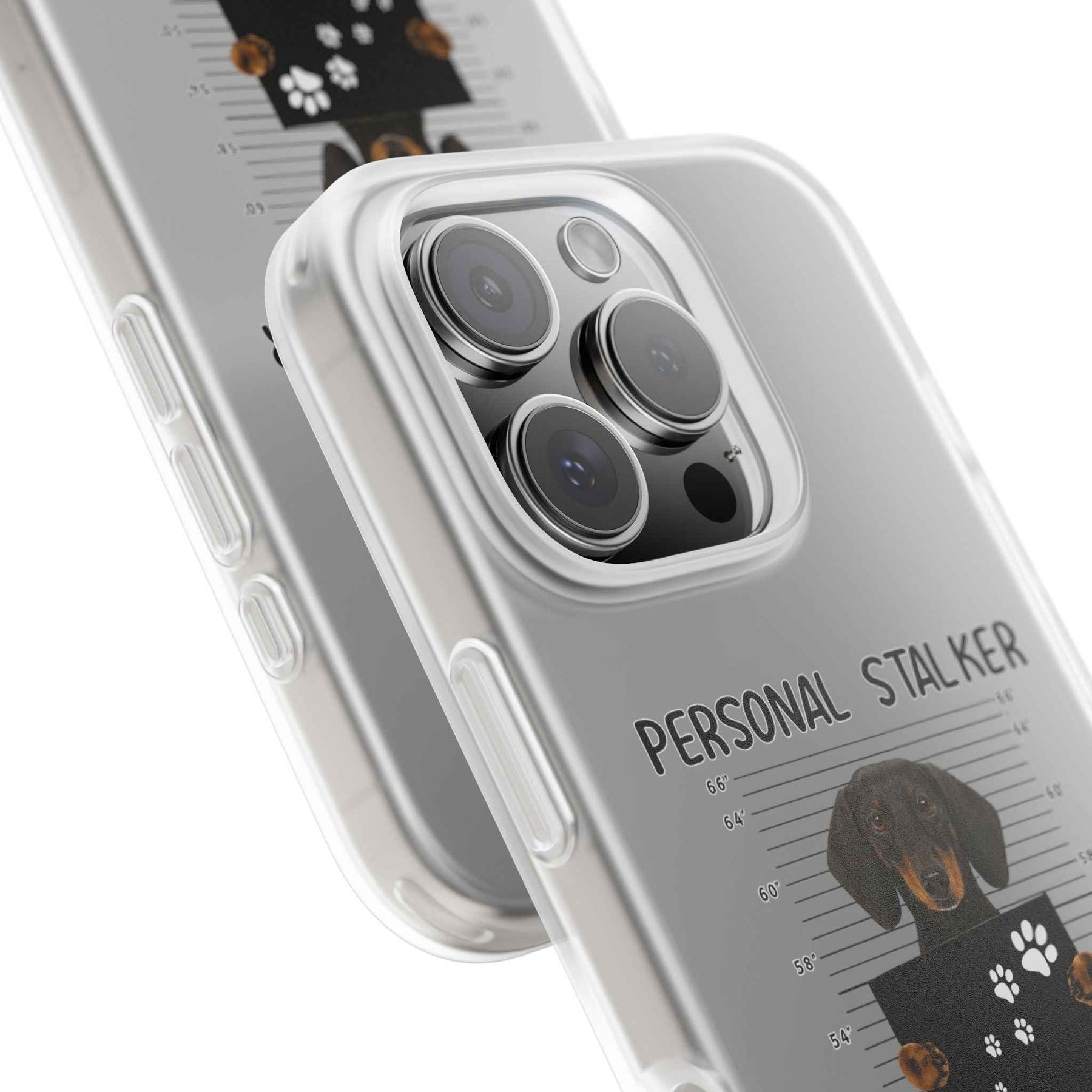 Dachshund Phone Case - Personal Stalker Design, Dog Lover Gift, Funny Pet Accessory, Cute Dog Case, Animal Lover Phone Cover