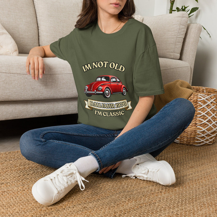 True Insights T-Shirt Baujahr 1976 Oldtimer Käfer Vintage Geschenk zum 50. Geburtstag