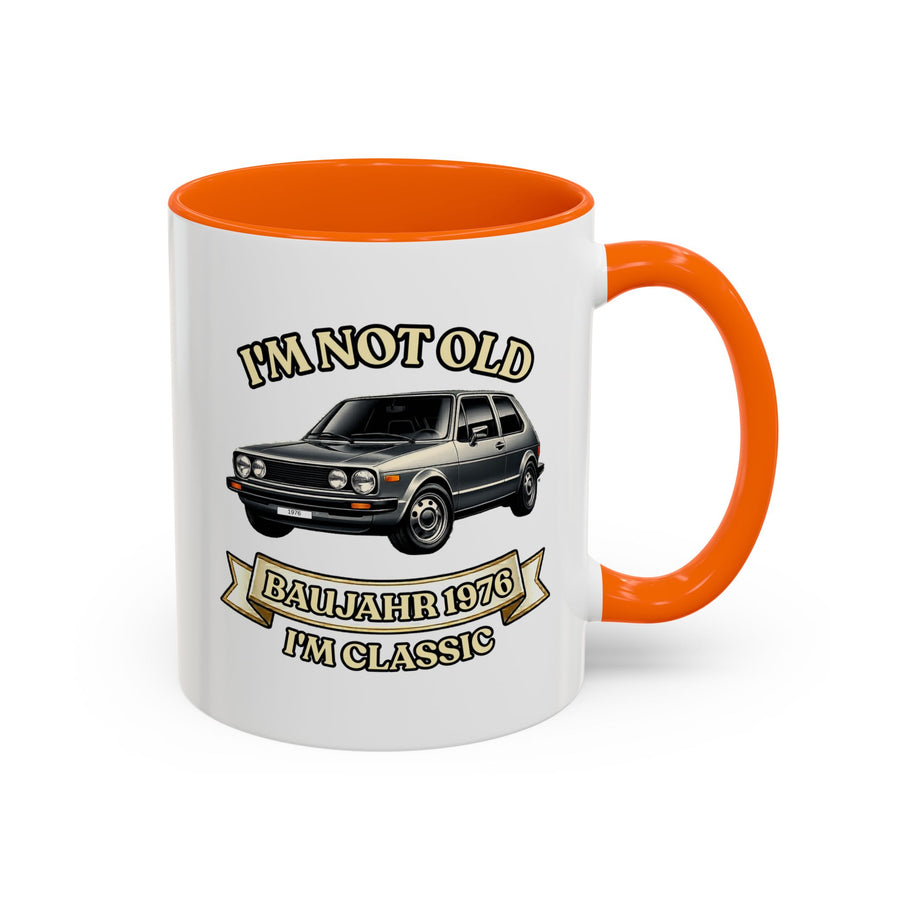 Born in 1976 Mug – 50th Birthday Gift | Classic Car