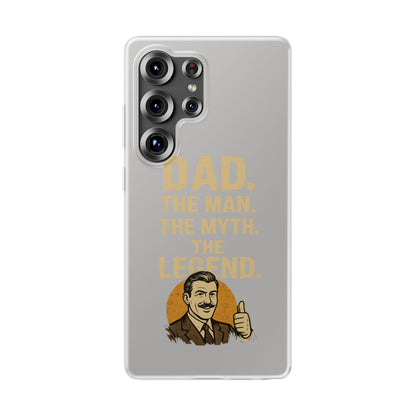 Papa Handyhülle – DAD. THE MAN. THE MYTH. THE LEGEND. – Geschenk für Väter – Retro Design-Phone Case-True Insights