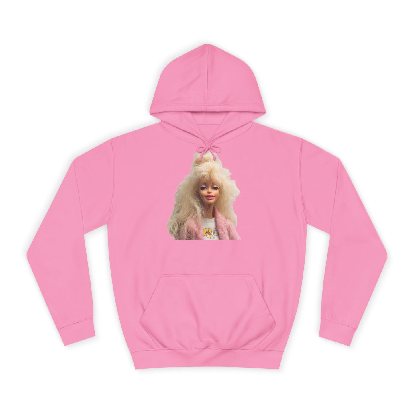 Retro Barbie Puppe T-Shirt Damen | 80er Jahre Style Doll Print Shirt | Nostalgie Geschenk für Puppen-Fans